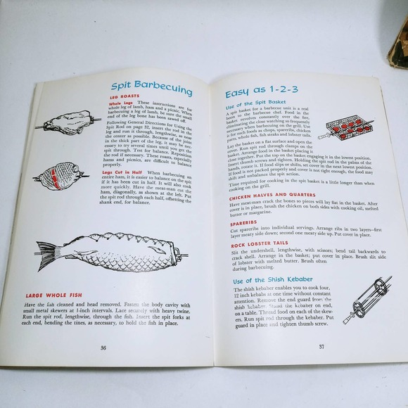 Vintage How to Cook Outdoors Garden Mark USA (bb2) - Picture 8 of 8